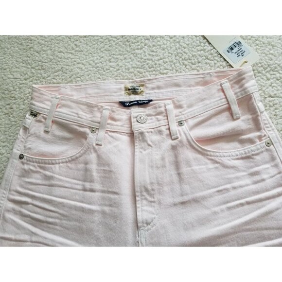 Citizens Of Humanity Abi Zipper Cargo Jeans in Carnation Pink Women's Size 26 - Picture 10 of 16